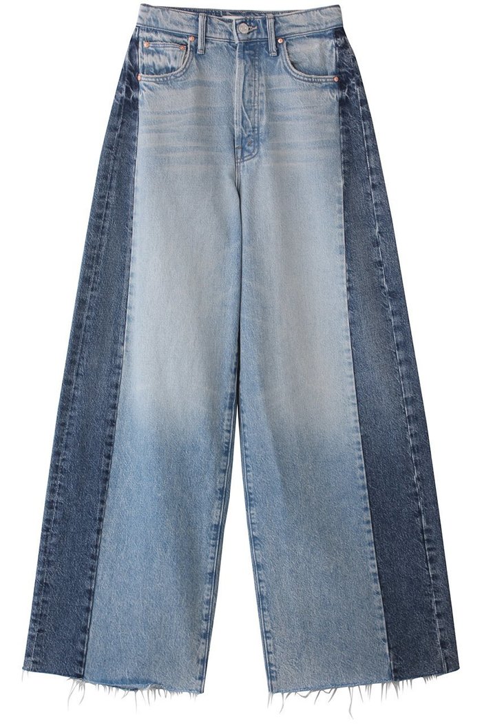 【マザー/MOTHER】のTHE PIPE DREAM BUTTON SNEAK FRAY パネルワイドデニム (BDK) インテリア・キッズ・メンズ・レディースファッション・服の通販 founy(ファニー) https://founy.com/ ファッション Fashion レディースファッション Fashion for Women パンツ Pants & Trousers デニムパンツ・ジーンズ・美脚デニム Denim Jeans & Pants スポーティ Sporty, Casual Athletic デニム Denim, Jeans Material ワイド Wide, Wide Fit |ID: prp329100004622195 ipo3291000000036241399