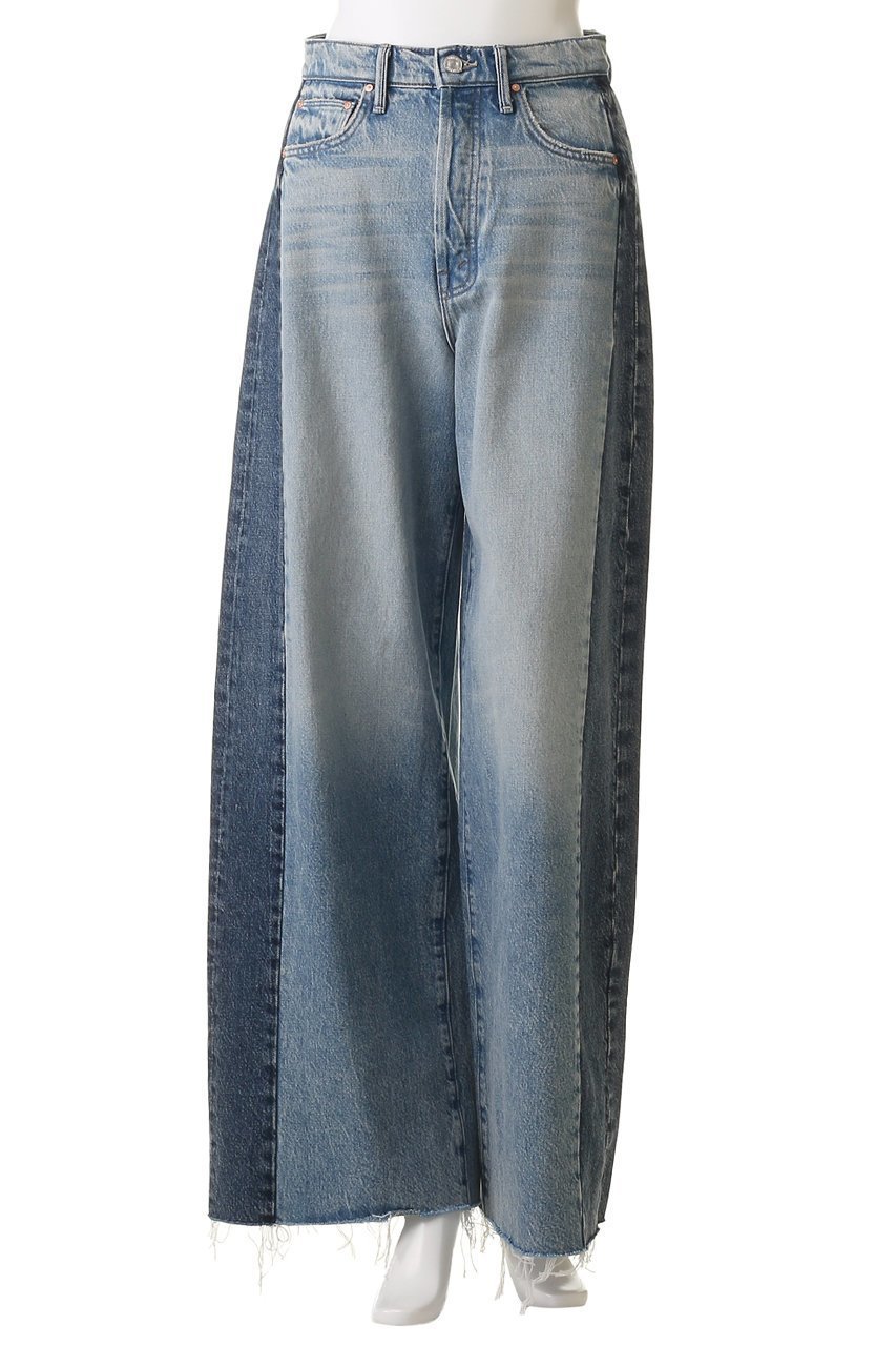 【マザー/MOTHER】のTHE PIPE DREAM BUTTON SNEAK FRAY パネルワイドデニム (BDK) 人気、トレンドファッション・服の通販 founy(ファニー) 　ファッション　Fashion　レディースファッション　Fashion for Women　パンツ　Pants & Trousers　デニムパンツ・ジーンズ・美脚デニム　Denim Jeans & Pants　スポーティ　Sporty, Casual Athletic　デニム　Denim, Jeans Material　ワイド　Wide, Wide Fit　other-2|ID: prp329100004622195 ipo3291000000036241401