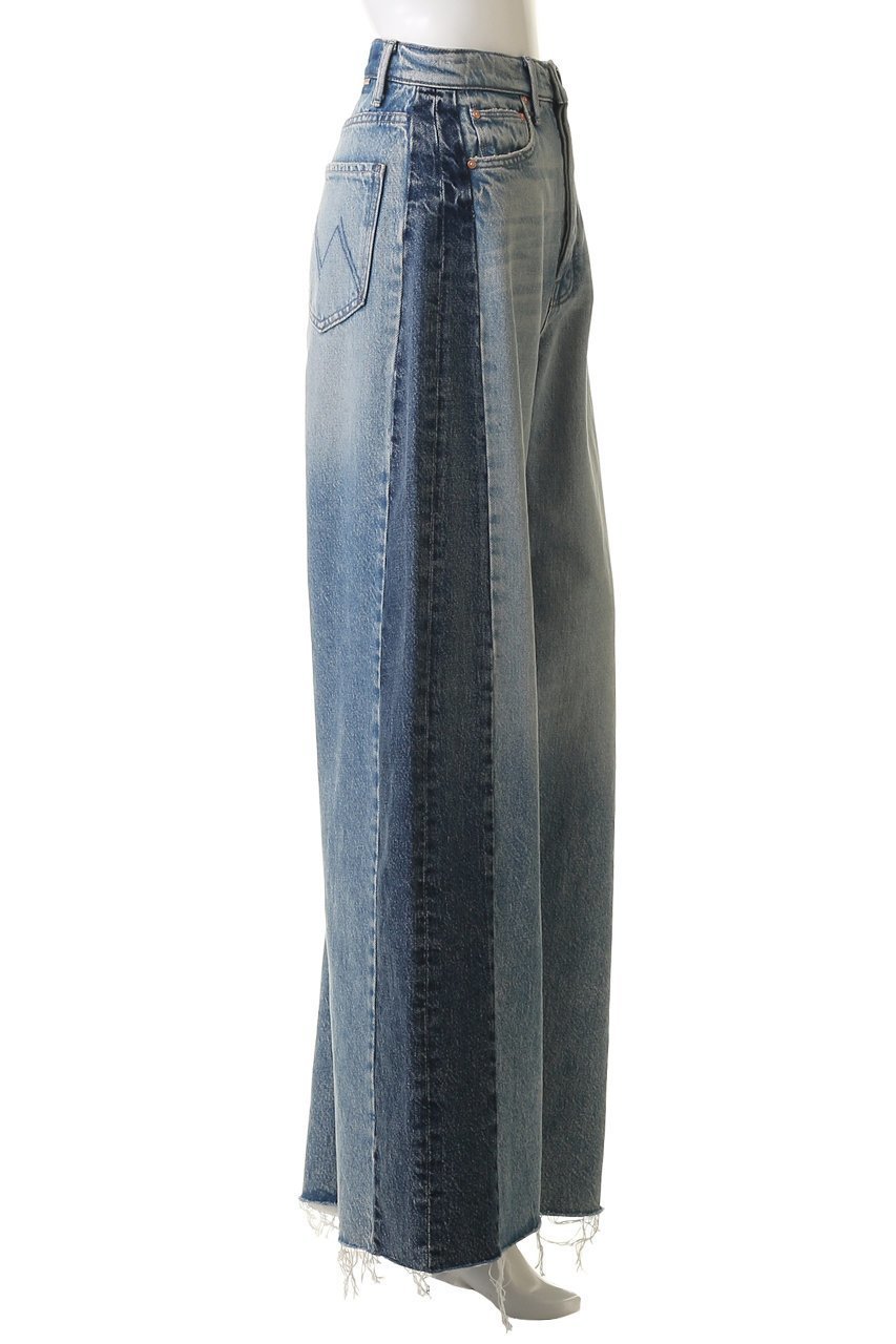 【マザー/MOTHER】のTHE PIPE DREAM BUTTON SNEAK FRAY パネルワイドデニム (BDK) 人気、トレンドファッション・服の通販 founy(ファニー) 　ファッション　Fashion　レディースファッション　Fashion for Women　パンツ　Pants & Trousers　デニムパンツ・ジーンズ・美脚デニム　Denim Jeans & Pants　スポーティ　Sporty, Casual Athletic　デニム　Denim, Jeans Material　ワイド　Wide, Wide Fit　other-3|ID: prp329100004622195 ipo3291000000036241402