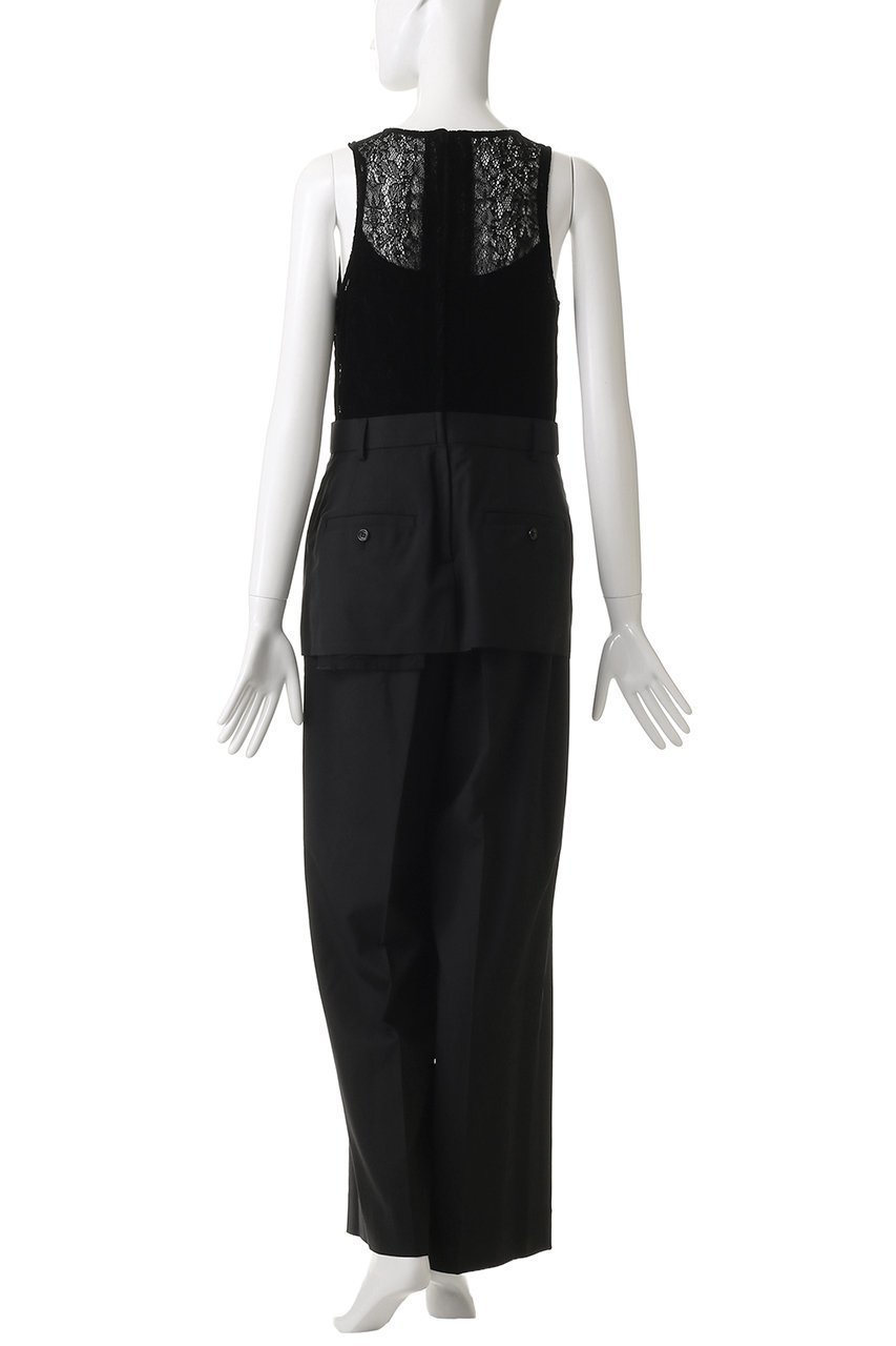 【チカ キサダ/CHIKA KISADA】のレース タンク コンビネゾン 人気、トレンドファッション・服の通販 founy(ファニー) 　ファッション　Fashion　レディースファッション　Fashion for Women　パンツ　Pants & Trousers　コンビネゾン　Jumpsuit, All-in-One　サンダル　Sandals, Summer Shoes　タンク　Tank Top, Sleeveless Top　フェミニン　Feminine, Girly　リラックス　Relax, Relaxed Fit　レース　Lace, Lace Fabric　エレガント 上品　Elegant　other-4|ID: prp329100004622196 ipo3291000000035615539