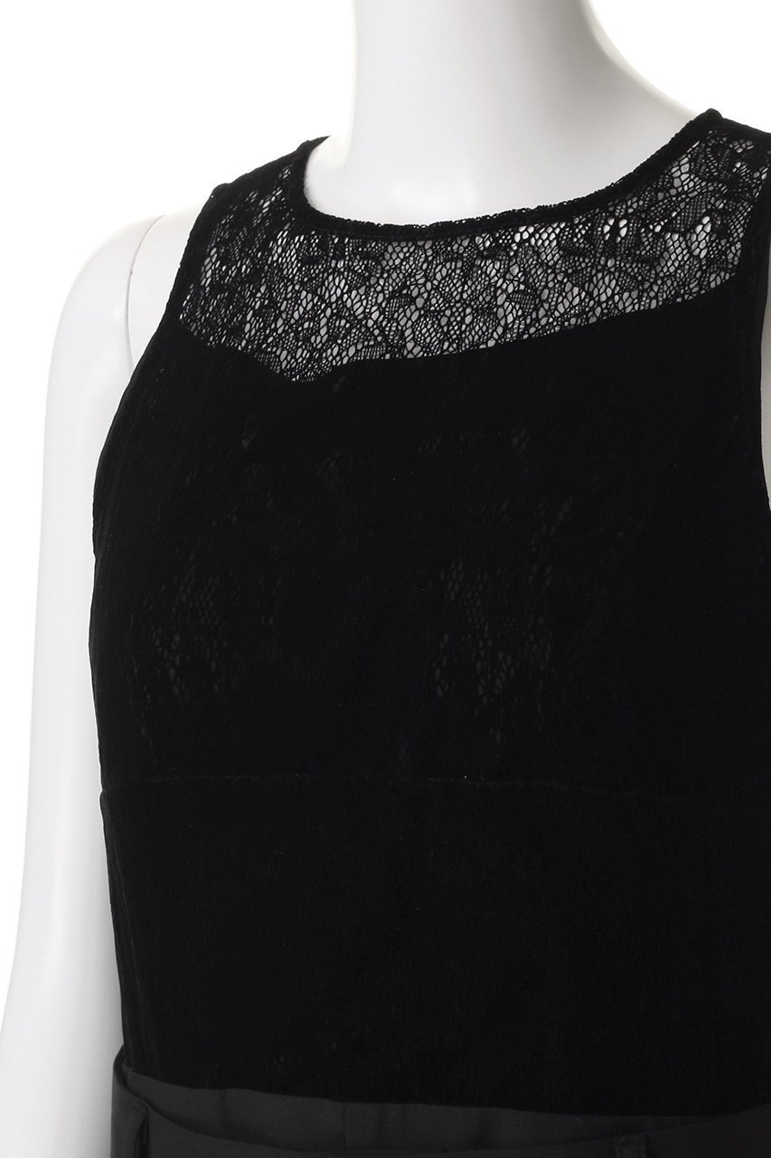 【チカ キサダ/CHIKA KISADA】のレース タンク コンビネゾン 人気、トレンドファッション・服の通販 founy(ファニー) 　ファッション　Fashion　レディースファッション　Fashion for Women　パンツ　Pants & Trousers　コンビネゾン　Jumpsuit, All-in-One　サンダル　Sandals, Summer Shoes　タンク　Tank Top, Sleeveless Top　フェミニン　Feminine, Girly　リラックス　Relax, Relaxed Fit　レース　Lace, Lace Fabric　エレガント 上品　Elegant　other-5|ID: prp329100004622196 ipo3291000000035615541