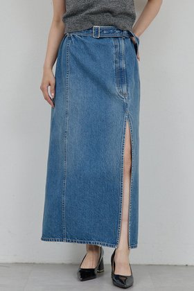 【ガリャルダガランテ/GALLARDAGALANTE】 【PEAS】スリットデニムスカート人気、トレンドファッション・服の通販 founy(ファニー) ファッション Fashion レディースファッション Fashion for Women スカート Skirts デニムスカート・カジュアルスカート Denim Skirts ロングスカート Long Skirts / Maxi & Midi Skirts 2025年 2025 2025-2026秋冬・A/W Autumn/Winter 2025–26 AW25–26 おすすめ Recommended / Our Picks サテン Satin, Glossy Fabric スリット Slit, Slit Detail デニム Denim, Jeans Material リメイク Remake, Reconstructed ロング Long, Long-Length A/W・秋冬 Autumn/Winter |ID:prp329100004622202