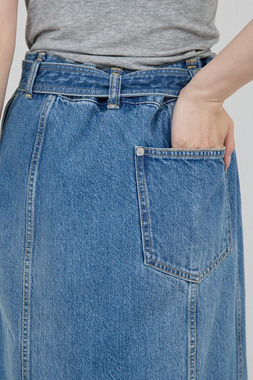 【ガリャルダガランテ/GALLARDAGALANTE】の【PEAS】スリットデニムスカート 人気、トレンドファッション・服の通販 founy(ファニー) ファッション Fashion レディースファッション Fashion for Women スカート Skirts デニムスカート・カジュアルスカート Denim Skirts ロングスカート Long Skirts / Maxi & Midi Skirts おすすめ Recommended / Our Picks サテン Satin, Glossy Fabric スリット Slit, Slit Detail デニム Denim, Jeans Material リメイク Remake, Reconstructed ロング Long, Long-Length other-7|ID: prp329100004622202 ipo3291000000035615565