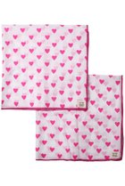 【エスゼット ブロックプリント/SZ Blockprints】のCLOTH SET HEART クロス2点セット(70×70cm) ピンク(HEART)|ID: prp329100004622683 ipo3291000000036072203