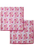 【エスゼット ブロックプリント/SZ Blockprints】のCLOTH SET ESSA クロス2点セット(70×70cm) 人気、トレンドファッション・服の通販 founy(ファニー) ファッション Fashion レディースファッション Fashion for Women レイングッズ・傘・晴雨兼用傘 Umbrellas & Rain Gear テーブル Table, Dining Table ハンカチ Handkerchief, Hanky プリント Print, Printed Pattern 傘 Umbrella, Parasol 時計 Watch, Wristwatch thumbnail ライトピンク(ESSA)|ID: prp329100004622684 ipo3291000000035741294