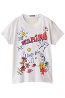 【マザー/MOTHER】のTHE SINFUL ドローイング グラフィックTシャツ (BWB) 人気、トレンドファッション・服の通販 founy(ファニー) ファッション Fashion レディースファッション Fashion for Women トップス・カットソー Cut & Sew Tops シャツ・ブラウス・オフィスカジュアル Elegant Blouses & Button-Ups ロングTシャツ・Tシャツ Longline T-Shirts & Tees カットソー・ベーシックTシャツ Cut-and-Sewn Tops / Stretch Tees & Basics カラフル Colorful Design グラフィック Graphic, Graphic Design ショート Short, Short Length スリム Slim, Slim Fit スリーブ Sleeve, Long Sleeve / Short Sleeve プリント Print, Printed Pattern |ID:prp329100004622687