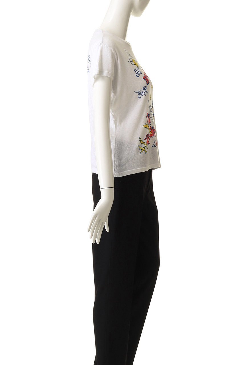 【マザー/MOTHER】のTHE SINFUL ドローイング グラフィックTシャツ (BWB) 人気、トレンドファッション・服の通販 founy(ファニー) ファッション Fashion レディースファッション Fashion for Women トップス・カットソー Cut & Sew Tops シャツ・ブラウス・オフィスカジュアル Elegant Blouses & Button-Ups ロングTシャツ・Tシャツ Longline T-Shirts & Tees カットソー・ベーシックTシャツ Cut-and-Sewn Tops / Stretch Tees & Basics カラフル Colorful Design グラフィック Graphic, Graphic Design ショート Short, Short Length スリム Slim, Slim Fit スリーブ Sleeve, Long Sleeve / Short Sleeve プリント Print, Printed Pattern other-3|ID: prp329100004622687 ipo3291000000035741310