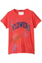 【マザー/MOTHER】のTHE LIL SINFUL ペイントTシャツ (FWR) オレンジ|ID: prp329100004622690 ipo3291000000035965227