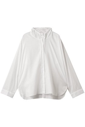 【ミズイロ インド/mizuiro ind】 gathered stand collar shirt シャツ人気、トレンドファッション・服の通販 founy(ファニー) ファッション Fashion レディースファッション Fashion for Women トップス・カットソー Cut & Sew Tops シャツ・ブラウス・オフィスカジュアル Elegant Blouses & Button-Ups 2025年 2025 2025-2026秋冬・A/W Autumn/Winter 2025–26 AW25–26 ギャザー Gathered, Ruffled スリーブ Sleeve, Long Sleeve / Short Sleeve デニム Denim, Jeans Material マキシ Maxi, Full Length リボン Ribbon, Bow ロング Long, Long-Length A/W・秋冬 Autumn/Winter |ID:prp329100004622691