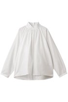 【ミズイロ インド/mizuiro ind】のstand shirt collar gathered shirt シャツ off white|ID: prp329100004622692 ipo3291000000033181747