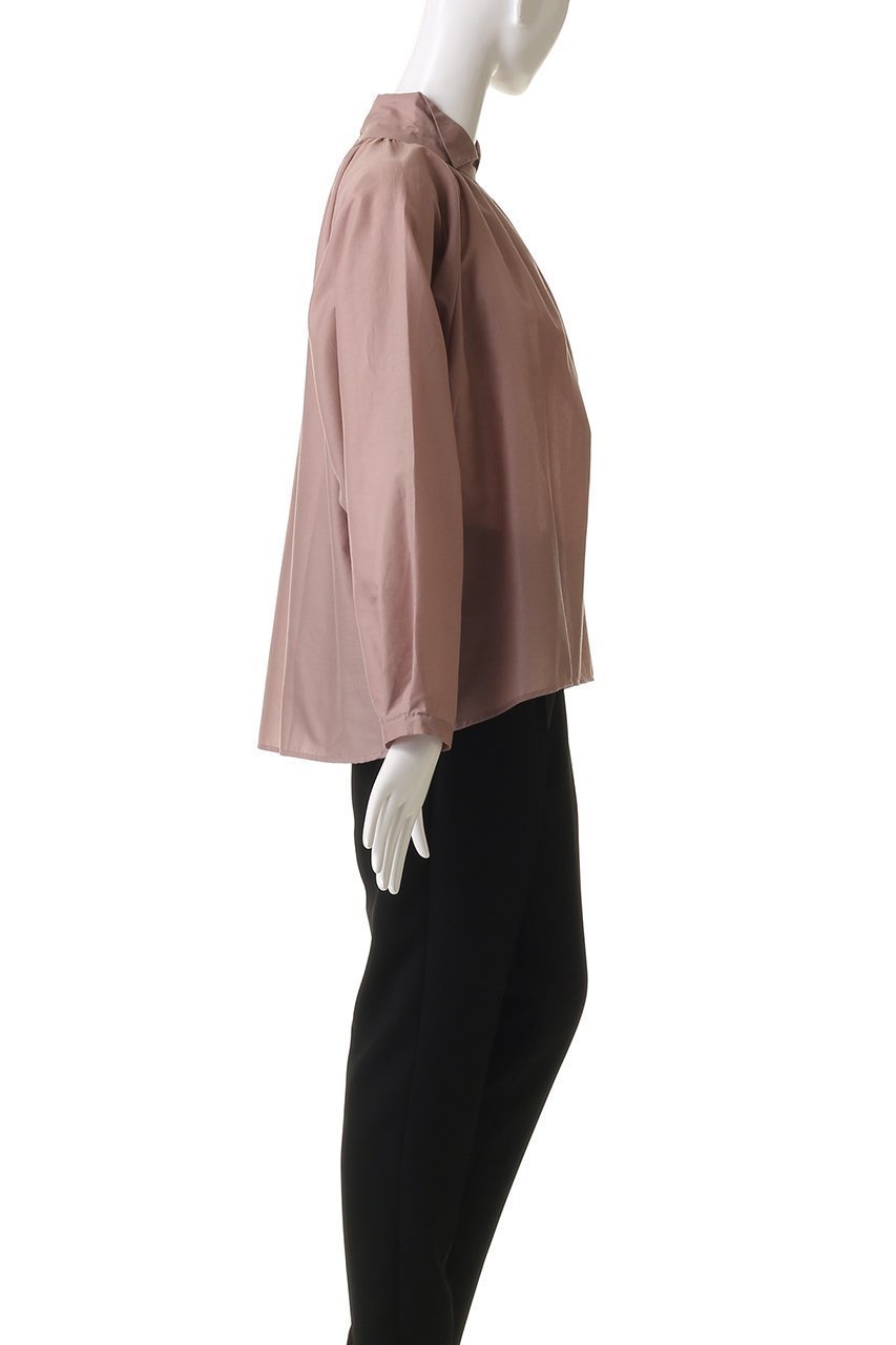 【ミズイロ インド/mizuiro ind】のstand shirt collar gathered shirt シャツ 人気、トレンドファッション・服の通販 founy(ファニー) 　ファッション　Fashion　レディースファッション　Fashion for Women　トップス・カットソー　Cut & Sew Tops　シャツ・ブラウス・オフィスカジュアル　Elegant Blouses & Button-Ups　2025年　2025　2025-2026秋冬・A/W　Autumn/Winter 2025–26 AW25–26　ギャザー　Gathered, Ruffled　シンプル　Simple, Minimal　スタンド　Stand Collar, Upright Stand　スリーブ　Sleeve, Long Sleeve / Short Sleeve　ロング　Long, Long-Length　A/W・秋冬　Autumn/Winter　other-3|ID: prp329100004622692 ipo3291000000033181752