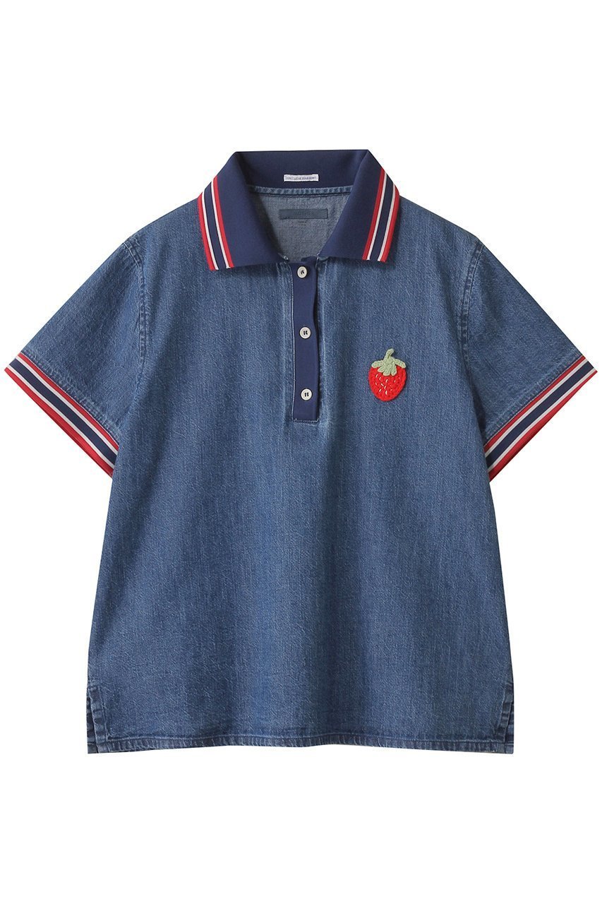 【マザー/MOTHER】のTHE SPECTATOR ポロカラーデニムトップス (LWB) 人気、トレンドファッション・服の通販 founy(ファニー) 　ファッション　Fashion　レディースファッション　Fashion for Women　トップス・カットソー　Cut & Sew Tops　シャツ・ブラウス・オフィスカジュアル　Elegant Blouses & Button-Ups　ポロシャツ・きれいめカジュアル　Smart-Casual Polo Tops　2025年　2025　2025-2026秋冬・A/W　Autumn/Winter 2025–26 AW25–26　ボトム　Bottoms, Lower Wear　ポロシャツ　Polo Shirt, Collared Tee　モチーフ　Motif, Design Theme　A/W・秋冬　Autumn/Winter　 other-1|ID: prp329100004622693 ipo3291000000033181755