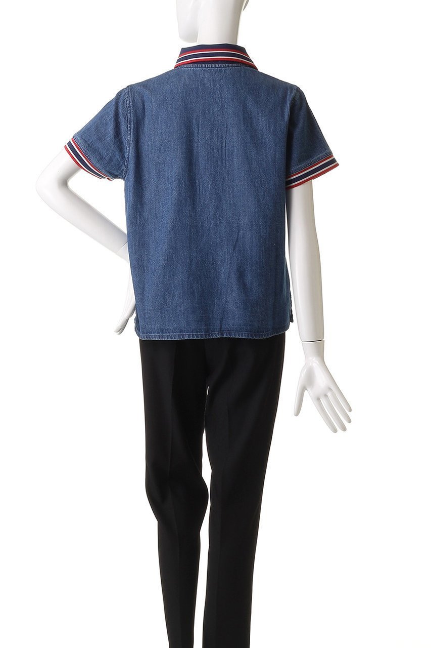 【マザー/MOTHER】のTHE SPECTATOR ポロカラーデニムトップス (LWB) 人気、トレンドファッション・服の通販 founy(ファニー) 　ファッション　Fashion　レディースファッション　Fashion for Women　トップス・カットソー　Cut & Sew Tops　シャツ・ブラウス・オフィスカジュアル　Elegant Blouses & Button-Ups　ポロシャツ・きれいめカジュアル　Smart-Casual Polo Tops　2025年　2025　2025-2026秋冬・A/W　Autumn/Winter 2025–26 AW25–26　ボトム　Bottoms, Lower Wear　ポロシャツ　Polo Shirt, Collared Tee　モチーフ　Motif, Design Theme　A/W・秋冬　Autumn/Winter　other-4|ID: prp329100004622693 ipo3291000000033181759