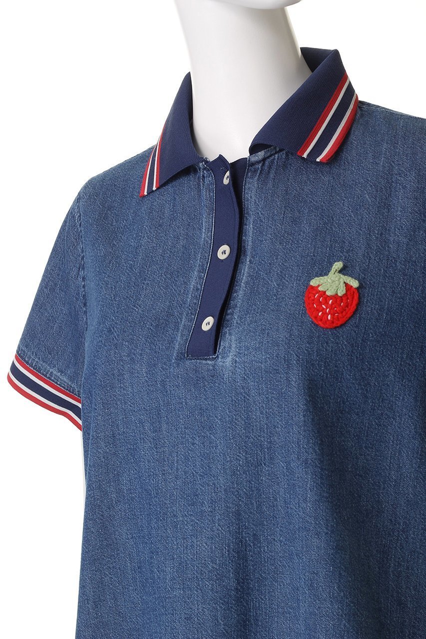 【マザー/MOTHER】のTHE SPECTATOR ポロカラーデニムトップス (LWB) 人気、トレンドファッション・服の通販 founy(ファニー) 　ファッション　Fashion　レディースファッション　Fashion for Women　トップス・カットソー　Cut & Sew Tops　シャツ・ブラウス・オフィスカジュアル　Elegant Blouses & Button-Ups　ポロシャツ・きれいめカジュアル　Smart-Casual Polo Tops　2025年　2025　2025-2026秋冬・A/W　Autumn/Winter 2025–26 AW25–26　ボトム　Bottoms, Lower Wear　ポロシャツ　Polo Shirt, Collared Tee　モチーフ　Motif, Design Theme　A/W・秋冬　Autumn/Winter　other-5|ID: prp329100004622693 ipo3291000000033181760
