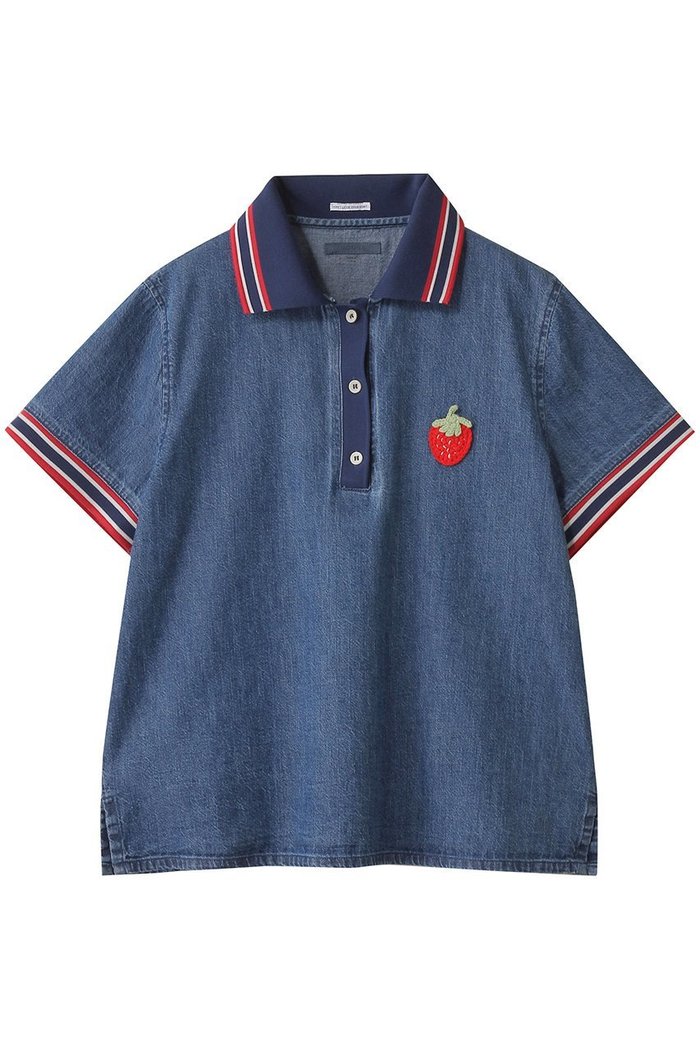 【マザー/MOTHER】のTHE SPECTATOR ポロカラーデニムトップス (LWB) インテリア・キッズ・メンズ・レディースファッション・服の通販 founy(ファニー) https://founy.com/ ファッション Fashion レディースファッション Fashion for Women トップス・カットソー Cut & Sew Tops シャツ・ブラウス・オフィスカジュアル Elegant Blouses & Button-Ups ポロシャツ・きれいめカジュアル Smart-Casual Polo Tops ボトム Bottoms, Lower Wear ポロシャツ Polo Shirt, Collared Tee モチーフ Motif, Design Theme |ID: prp329100004622693 ipo3291000000036072227