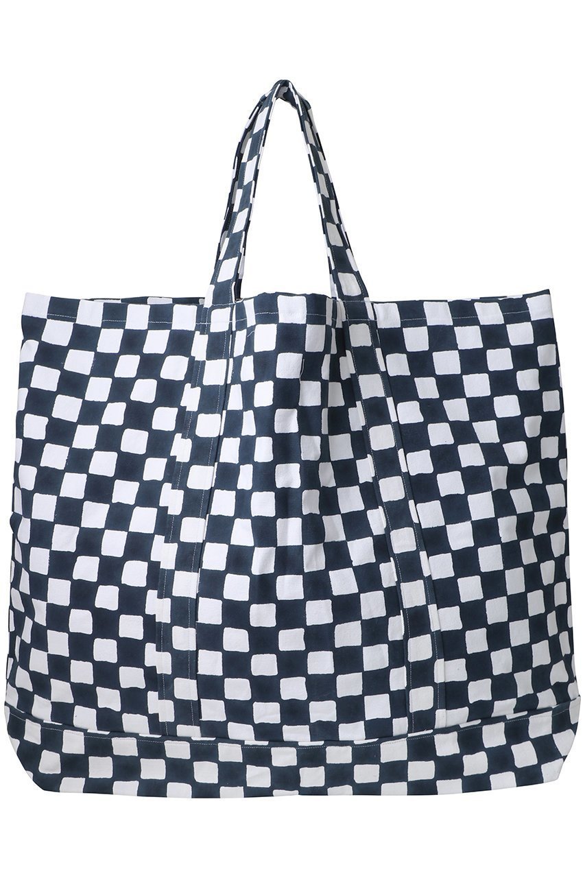【エスゼット ブロックプリント/SZ Blockprints】のOVERSIZE TOTE CHECK オーバーサイズトートバッグ 人気、トレンドファッション・服の通販 founy(ファニー) 　ファッション　Fashion　レディースファッション　Fashion for Women　バッグ　Bags　2025年　2025　2025-2026秋冬・A/W　Autumn/Winter 2025–26 AW25–26　チェック　Check, Plaid, Tartan　ブロック　Block, Solid Block Pattern　旅行　Travel　A/W・秋冬　Autumn/Winter　other-3|ID: prp329100004623457 ipo3291000000033193299