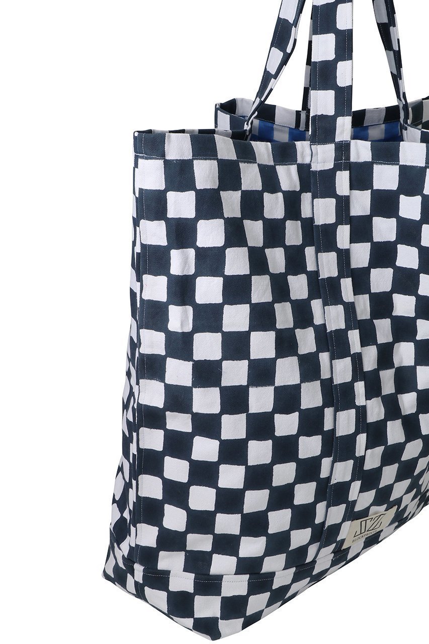 【エスゼット ブロックプリント/SZ Blockprints】のOVERSIZE TOTE CHECK オーバーサイズトートバッグ 人気、トレンドファッション・服の通販 founy(ファニー) 　ファッション　Fashion　レディースファッション　Fashion for Women　バッグ　Bags　2025年　2025　2025-2026秋冬・A/W　Autumn/Winter 2025–26 AW25–26　チェック　Check, Plaid, Tartan　ブロック　Block, Solid Block Pattern　旅行　Travel　A/W・秋冬　Autumn/Winter　other-4|ID: prp329100004623457 ipo3291000000033193300