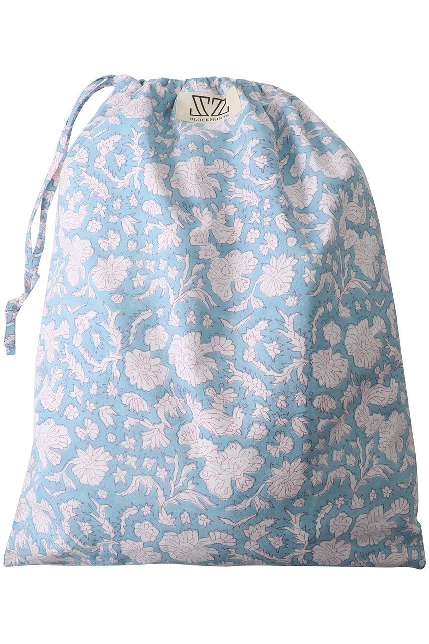 【エスゼット ブロックプリント/SZ Blockprints】のLAUNDRY BAG トラベルポーチ LARGE インテリア・キッズ・メンズ・レディースファッション・服の通販 founy(ファニー) 　ファッション　Fashion　レディースファッション　Fashion for Women　ポーチ&ミニバッグ　Pouches & Mini Bags　2025年　2025　2025-2026秋冬・A/W　Autumn/Winter 2025–26 AW25–26　トラベル　Travel, Travel Gear　プリント　Print, Printed Pattern　ポーチ　Pouch, Small Case　旅行　Travel　A/W・秋冬　Autumn/Winter　ライトブルー(NILA)|ID: prp329100004623460 ipo3291000000033193317