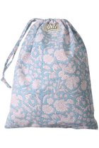 【エスゼット ブロックプリント/SZ Blockprints】のLAUNDRY BAG トラベルポーチ MEDIUM ライトブルー(NILA)|ID:prp329100004623461