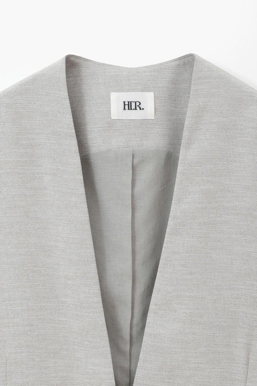【ハー/HER.】の【7/31 12:00販売開始】リネンライクジレ 人気、トレンドファッション・服の通販 founy(ファニー) 　ファッション　Fashion　レディースファッション　Fashion for Women　アウター　Coat / Outerwear Collection　レディースジャケット・軽アウター　Jackets　おすすめ　Recommended / Our Picks　ウォッシャブル　Machine Washable　ジャケット　Jacket, Outerwear　セットアップ　Set-Up, Coordinated Outfit　ベスト　Vest, Waistcoat　リラックス　Relax, Relaxed Fit　夏　Summer　新作・新入荷　New Arrivals / New In　other-2|ID: prp329100004623464 ipo3291000000033193348