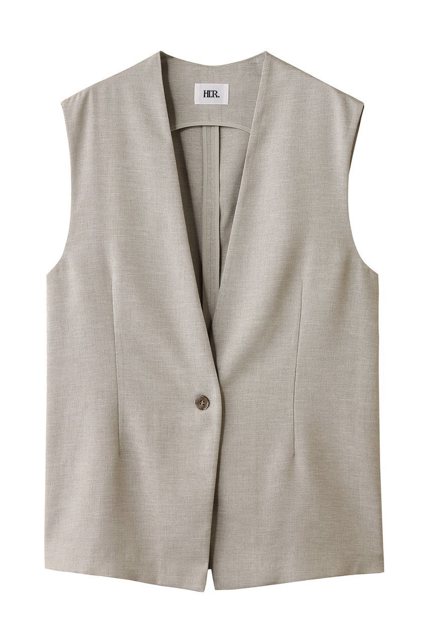 【ハー/HER.】のリネンライクジレ インテリア・キッズ・メンズ・レディースファッション・服の通販 founy(ファニー) 　ファッション　Fashion　レディースファッション　Fashion for Women　アウター　Coat / Outerwear Collection　レディースジャケット・軽アウター　Jackets　おすすめ　Recommended / Our Picks　ウォッシャブル　Machine Washable　ジャケット　Jacket, Outerwear　セットアップ　Set-Up, Coordinated Outfit　ベスト　Vest, Waistcoat　リラックス　Relax, Relaxed Fit　夏　Summer　ベージュ|ID: prp329100004623464 ipo3291000000035867865