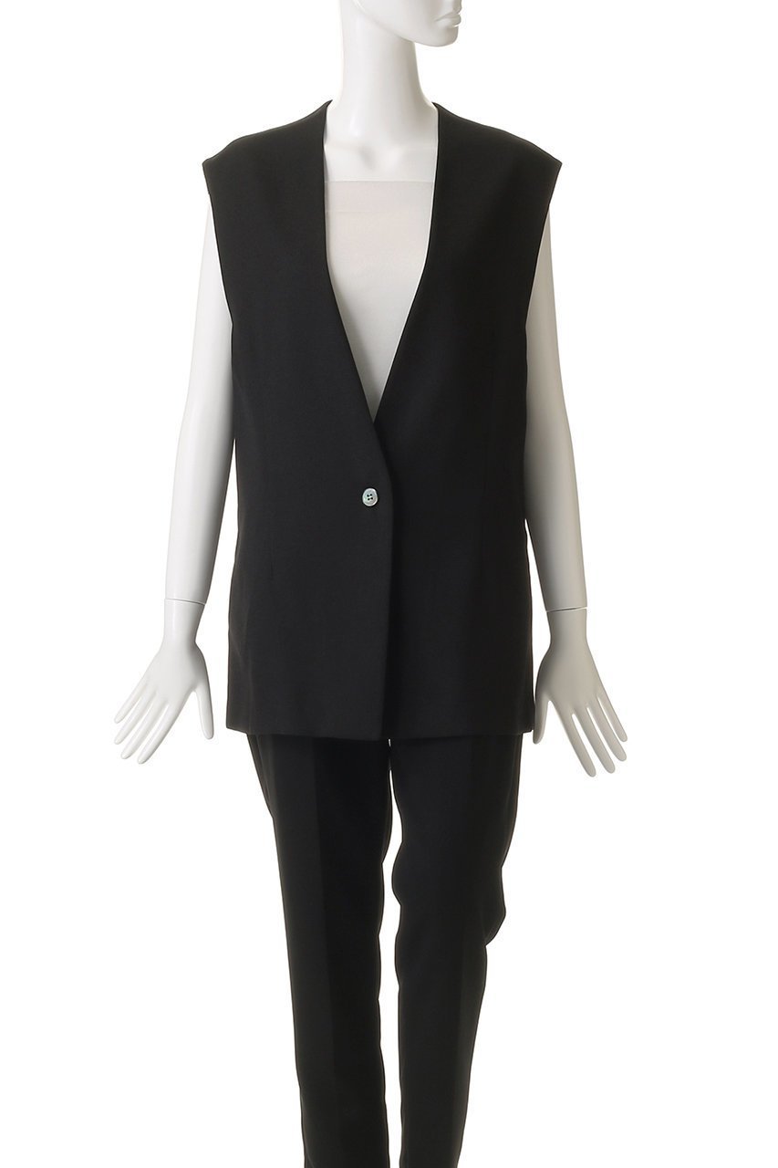 【ハー/HER.】のリネンライクジレ 人気、トレンドファッション・服の通販 founy(ファニー) 　ファッション　Fashion　レディースファッション　Fashion for Women　アウター　Coat / Outerwear Collection　レディースジャケット・軽アウター　Jackets　おすすめ　Recommended / Our Picks　ウォッシャブル　Machine Washable　ジャケット　Jacket, Outerwear　セットアップ　Set-Up, Coordinated Outfit　ベスト　Vest, Waistcoat　リラックス　Relax, Relaxed Fit　夏　Summer　other-2|ID: prp329100004623464 ipo3291000000035867867