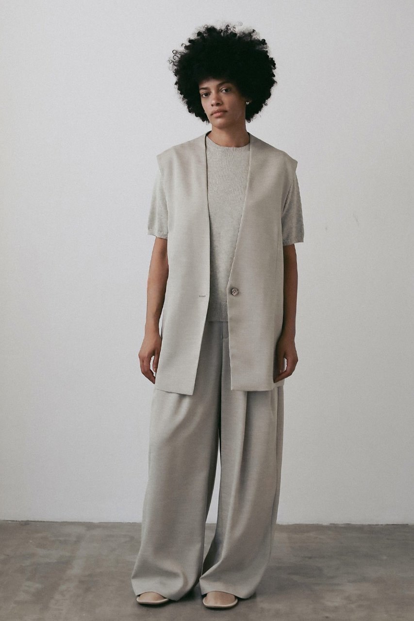 【ハー/HER.】の【7/31 12:00販売開始】リネンライクタックパンツ 人気、トレンドファッション・服の通販 founy(ファニー) 　ファッション　Fashion　レディースファッション　Fashion for Women　パンツ　Pants & Trousers　おすすめ　Recommended / Our Picks　ウォッシャブル　Machine Washable　セットアップ　Set-Up, Coordinated Outfit　リラックス　Relax, Relaxed Fit　新作・新入荷　New Arrivals / New In　other-8|ID: prp329100004623466 ipo3291000000033193372