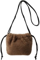 【サクラ/SACRA】のボアドローストリングバッグ 人気、トレンドファッション・服の通販 founy(ファニー) ファッション Fashion レディースファッション Fashion for Women バッグ Bags ラップ Wrap, Wrap Design 巾着 Drawstring Bag, Kinchaku 財布 Wallet, Purse thumbnail ベージュ|ID: prp329100004624090 ipo3291000000036090074
