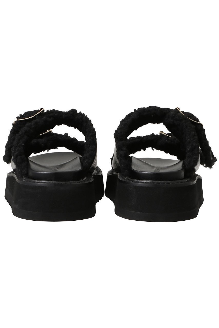 【サクラ/SACRA】のプードルファーバックルサンダル 人気、トレンドファッション・服の通販 founy(ファニー) 　ファッション　Fashion　レディースファッション　Fashion for Women　バッグ　Bags　クッション　Cushion, Throw Pillow　コンビ　Combo, Combination Style　サンダル　Sandals, Summer Shoes　ソックス　Socks, Hosiery　ライニング　Inner Lining, Inner Fabric, Lined　リアル　Real, Realistic　秋　Autumn　other-3|ID: prp329100004624096 ipo3291000000035534458