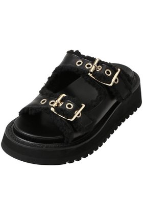 【サクラ/SACRA】 プードルファーバックルサンダル人気、トレンドファッション・服の通販 founy(ファニー) ファッション Fashion レディースファッション Fashion for Women バッグ Bags クッション Cushion, Throw Pillow コンビ Combo, Combination Style サンダル Sandals, Summer Shoes ソックス Socks, Hosiery ライニング Inner Lining, Inner Fabric, Lined リアル Real, Realistic 秋 Autumn |ID:prp329100004624096