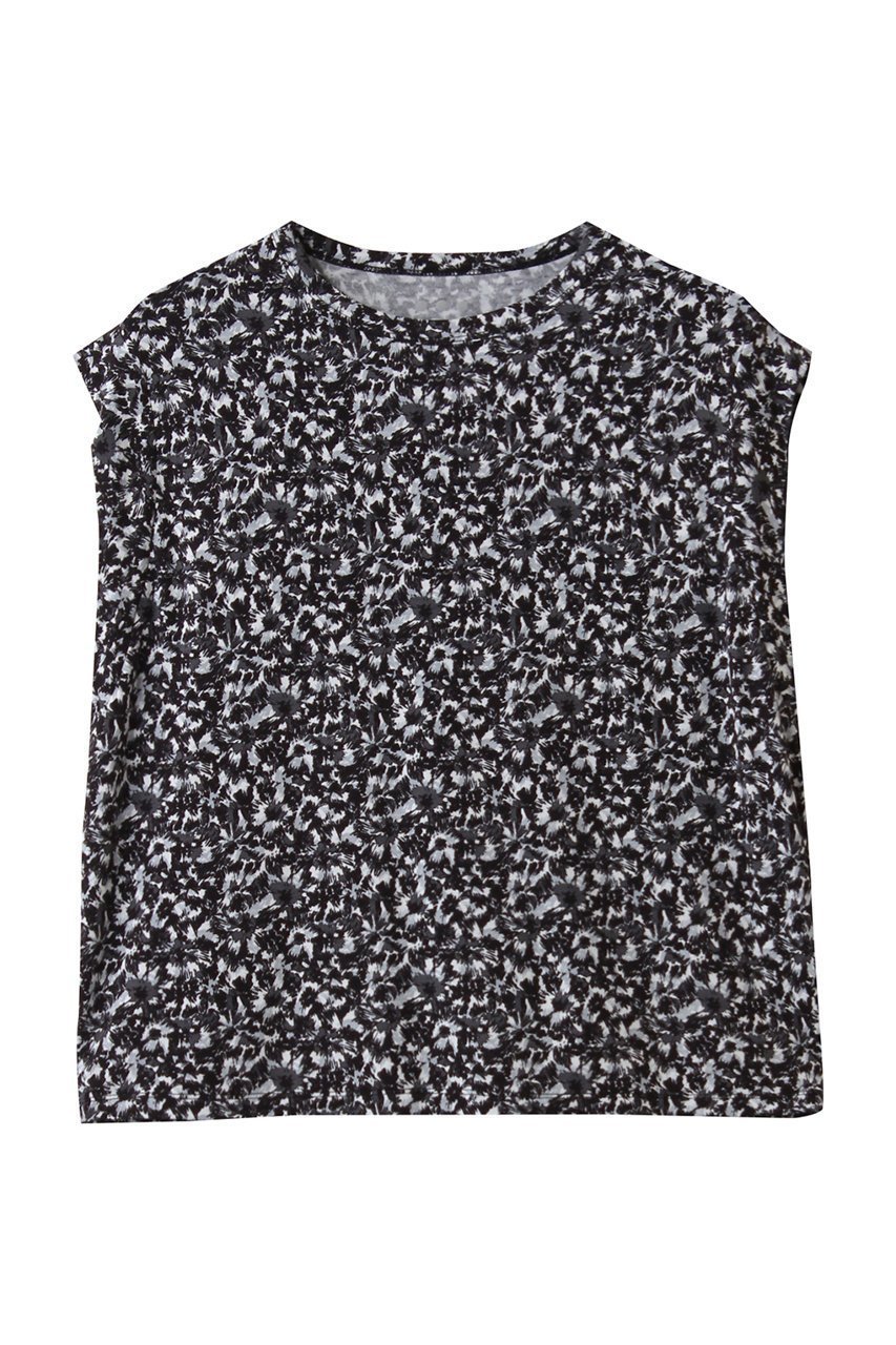 【スリー ドッツ/three dots】のトラベルライン スリーブレストップス インテリア・キッズ・メンズ・レディースファッション・服の通販 founy(ファニー) 　ファッション　Fashion　レディースファッション　Fashion for Women　トップス・カットソー　Cut & Sew Tops　キャミソール&ノースリーブ　Camisoles & Sleeveless Tops　シャツ・ブラウス・オフィスカジュアル　Elegant Blouses & Button-Ups　ロングTシャツ・Tシャツ　Longline T-Shirts & Tees　カットソー・ベーシックTシャツ　Cut-and-Sewn Tops / Stretch Tees & Basics　とろみ　Fluid, Flowy Fabric　インナー　Innerwear　キャミソール　Camisole, Spaghetti Strap Top　スリーブ　Sleeve, Long Sleeve / Short Sleeve　タンク　Tank Top, Sleeveless Top　トラベル　Travel, Travel Gear　フレンチ　French, French Style　モノトーン　Monotone, Black and White　エレガント 上品　Elegant　マルチカラー|ID: prp329100004624099 ipo3291000000035796809