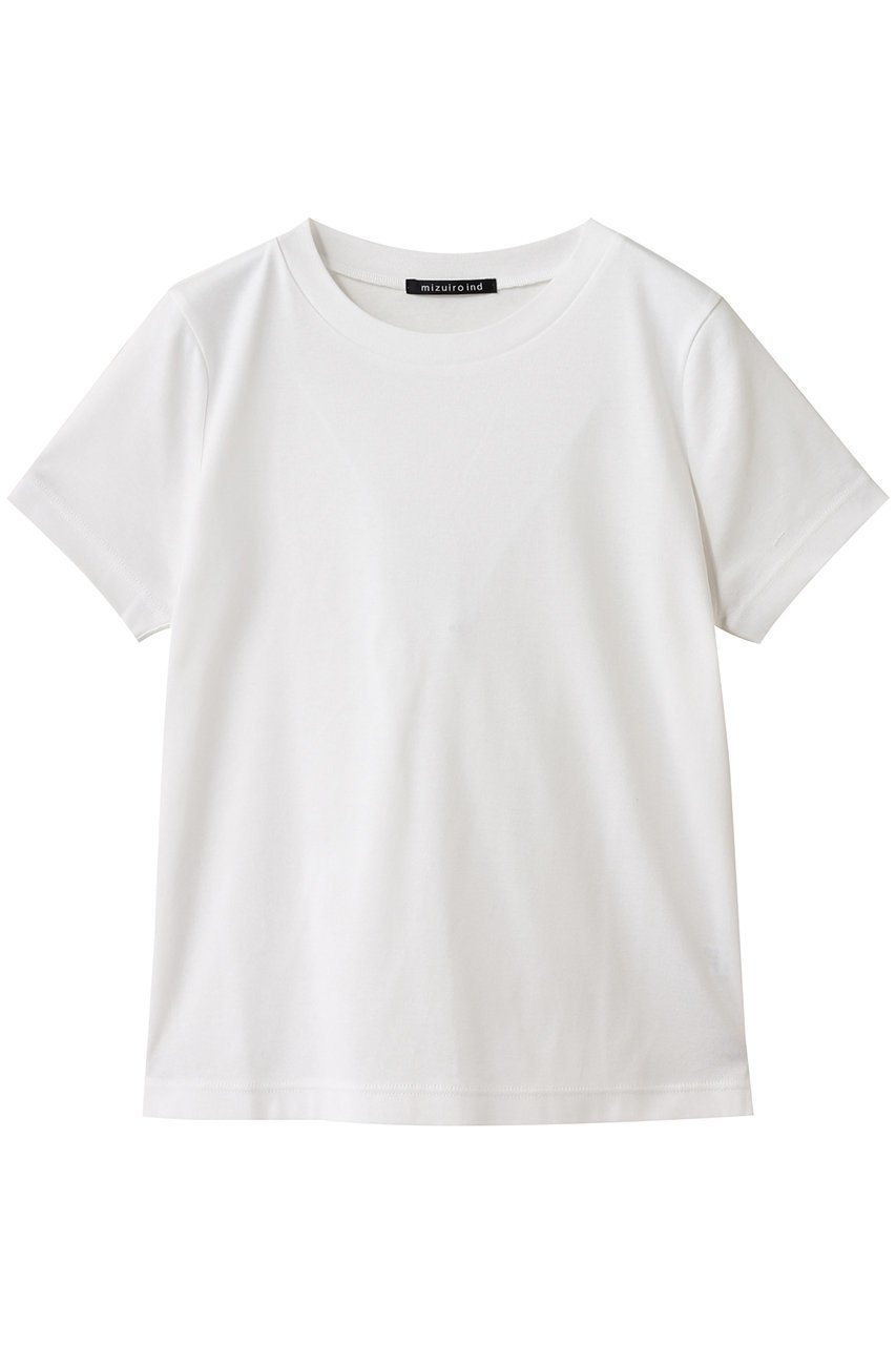 【ミズイロ インド/mizuiro ind】のcompact basic T Tシャツ インテリア・キッズ・メンズ・レディースファッション・服の通販 founy(ファニー)  ファッション Fashion レディースファッション Fashion for Women トップス・カットソー Cut & Sew Tops シャツ・ブラウス・オフィスカジュアル Elegant Blouses & Button-Ups ロングTシャツ・Tシャツ Longline T-Shirts & Tees カットソー・ベーシックTシャツ Cut-and-Sewn Tops / Stretch Tees & Basics インナー Innerwear コンパクト Compact, Small Size ショート Short, Short Length シンプル Simple, Minimal スリーブ Sleeve, Long Sleeve / Short Sleeve off white|ID: prp329100004624100 ipo3291000000034335937