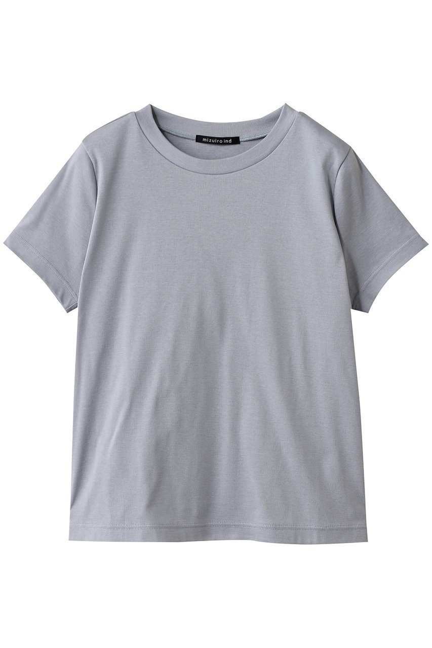 【ミズイロ インド/mizuiro ind】のcompact basic T Tシャツ インテリア・キッズ・メンズ・レディースファッション・服の通販 founy(ファニー)  ファッション Fashion レディースファッション Fashion for Women トップス・カットソー Cut & Sew Tops シャツ・ブラウス・オフィスカジュアル Elegant Blouses & Button-Ups ロングTシャツ・Tシャツ Longline T-Shirts & Tees カットソー・ベーシックTシャツ Cut-and-Sewn Tops / Stretch Tees & Basics インナー Innerwear コンパクト Compact, Small Size ショート Short, Short Length シンプル Simple, Minimal スリーブ Sleeve, Long Sleeve / Short Sleeve l.gray|ID: prp329100004624100 ipo3291000000034335940