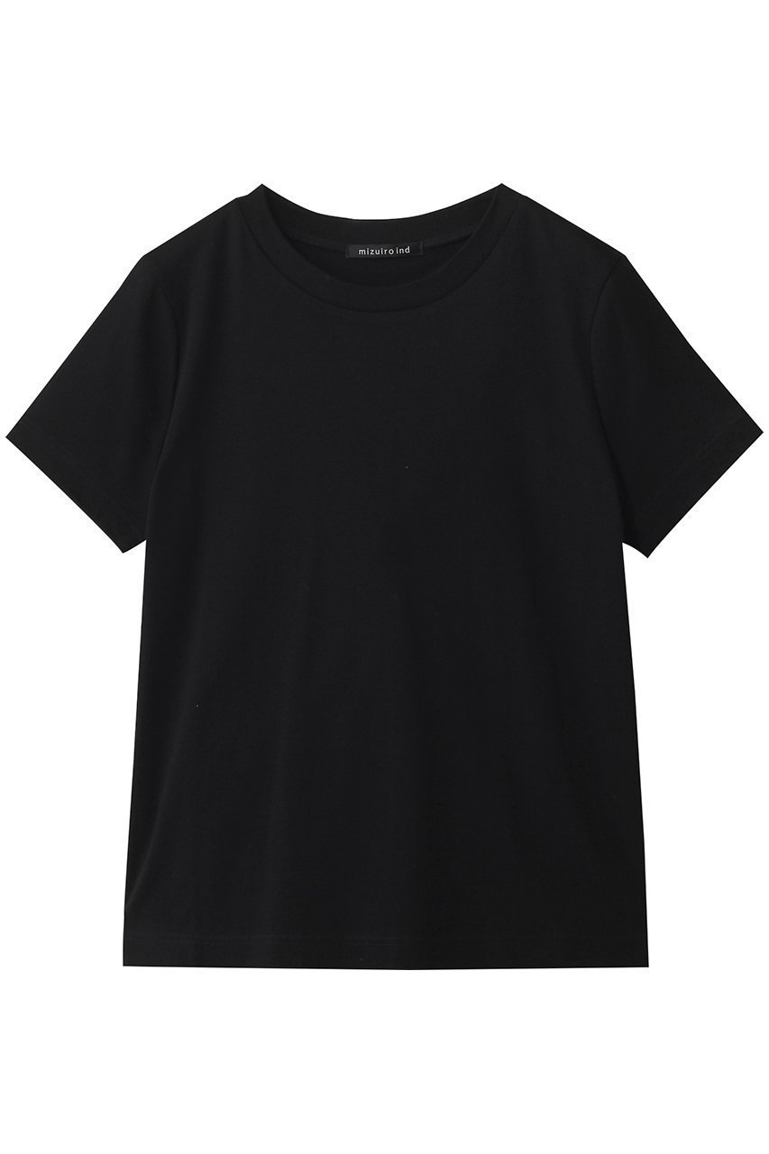 【ミズイロ インド/mizuiro ind】のcompact basic T Tシャツ インテリア・キッズ・メンズ・レディースファッション・服の通販 founy(ファニー)  ファッション Fashion レディースファッション Fashion for Women トップス・カットソー Cut & Sew Tops シャツ・ブラウス・オフィスカジュアル Elegant Blouses & Button-Ups ロングTシャツ・Tシャツ Longline T-Shirts & Tees カットソー・ベーシックTシャツ Cut-and-Sewn Tops / Stretch Tees & Basics インナー Innerwear コンパクト Compact, Small Size ショート Short, Short Length シンプル Simple, Minimal スリーブ Sleeve, Long Sleeve / Short Sleeve black|ID: prp329100004624100 ipo3291000000034335942