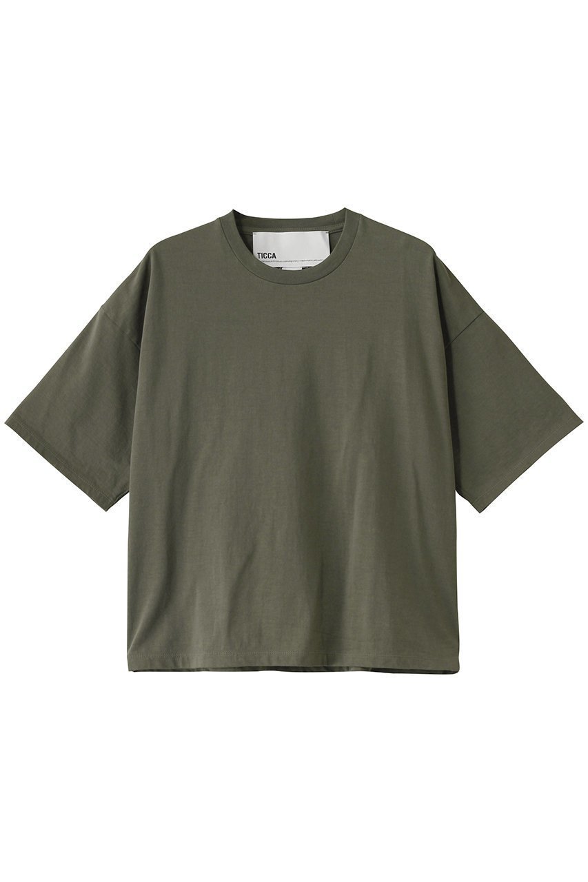 【ティッカ/TICCA】のエンブロイダリースクエアTシャツ 人気、トレンドファッション・服の通販 founy(ファニー) 　ファッション　Fashion　レディースファッション　Fashion for Women　トップス・カットソー　Cut & Sew Tops　シャツ・ブラウス・オフィスカジュアル　Elegant Blouses & Button-Ups　ロングTシャツ・Tシャツ　Longline T-Shirts & Tees　カットソー・ベーシックTシャツ　Cut-and-Sewn Tops / Stretch Tees & Basics　2025年　2025　2025-2026秋冬・A/W　Autumn/Winter 2025–26 AW25–26　カットソー　Cut and Sewn Top　ショート　Short, Short Length　スリーブ　Sleeve, Long Sleeve / Short Sleeve　ドレープ　Drape, Draping Fabric　バランス　Balance, Style Balance　A/W・秋冬　Autumn/Winter　 other-1|ID: prp329100004624101 ipo3291000000033202595