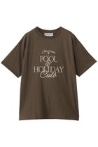 【アメリカーナ/Americana】のラフィー丸胴プリントTシャツ ダークブラウン|ID: prp329100004624103 ipo3291000000035345756