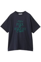 【アメリカーナ/Americana】のラフィー丸胴プリントTシャツ ダークネイビー|ID: prp329100004624103 ipo3291000000035345758