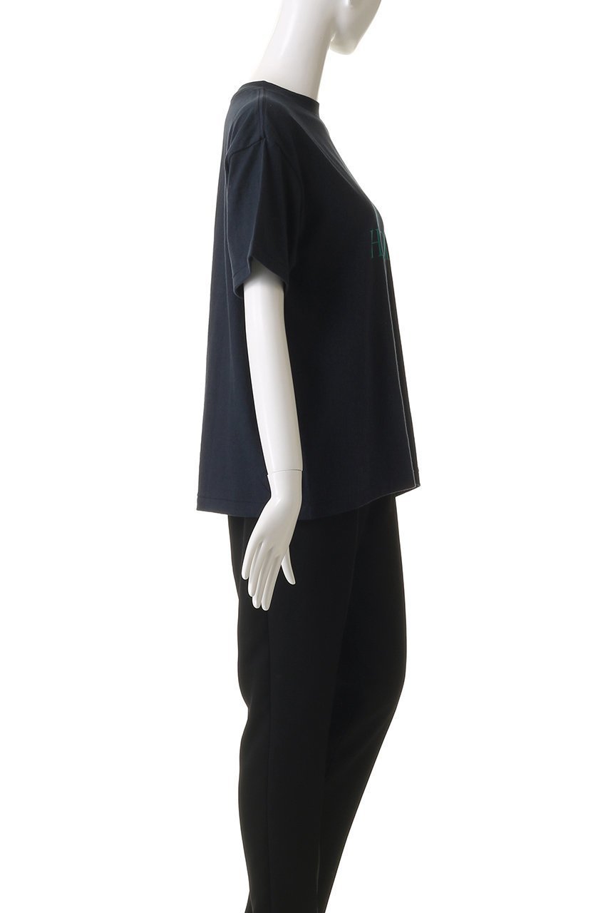 【アメリカーナ/Americana】のラフィー丸胴プリントTシャツ 人気、トレンドファッション・服の通販 founy(ファニー) 　ファッション　Fashion　レディースファッション　Fashion for Women　トップス・カットソー　Cut & Sew Tops　シャツ・ブラウス・オフィスカジュアル　Elegant Blouses & Button-Ups　ロングTシャツ・Tシャツ　Longline T-Shirts & Tees　カットソー・ベーシックTシャツ　Cut-and-Sewn Tops / Stretch Tees & Basics　ショート　Short, Short Length　スリーブ　Sleeve, Long Sleeve / Short Sleeve　デニム　Denim, Jeans Material　フロント　Front, Front Design　プリント　Print, Printed Pattern　ベーシック　Basic, Essential　other-3|ID: prp329100004624103 ipo3291000000035345762