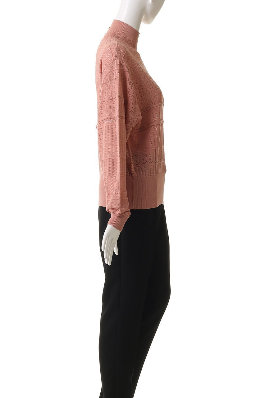 【スリー ドッツ/three dots】のソフトシアー レーストップス 人気、トレンドファッション・服の通販 founy(ファニー) 　ファッション　Fashion　レディースファッション　Fashion for Women　トップス・カットソー　Cut & Sew Tops　ニット　Knit Tops & Sweaters　カジュアルプルオーバー・ニットトップス　Pullovers & Knit Tops / Casual Pullovers　2025年　2025　2025-2026秋冬・A/W　Autumn/Winter 2025–26 AW25–26　エレガント 上品　Elegant　シンプル　Simple, Minimal　ボトム　Bottoms, Lower Wear　レース　Lace, Lace Fabric　A/W・秋冬　Autumn/Winter　other-3|ID: prp329100004624117 ipo3291000000033202717