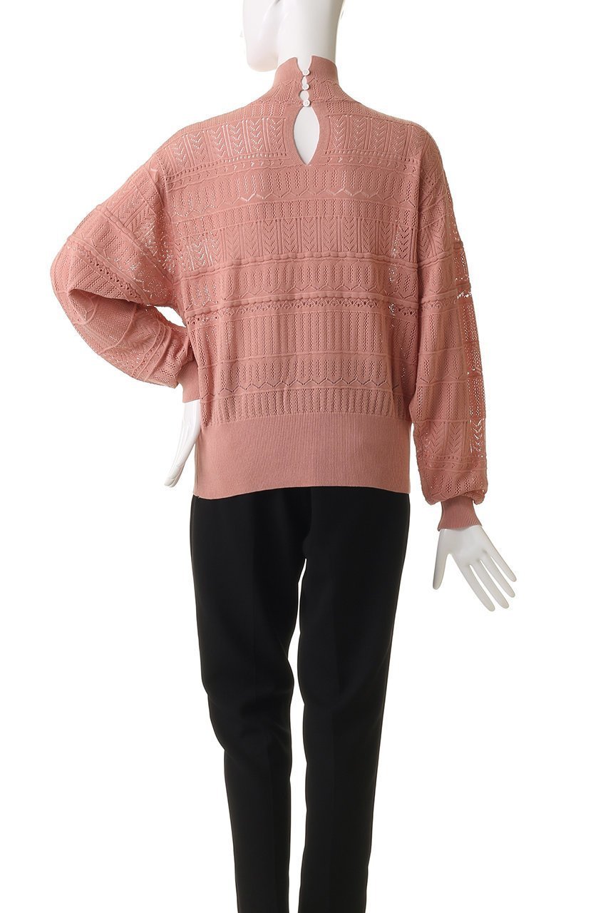 【スリー ドッツ/three dots】のソフトシアー レーストップス 人気、トレンドファッション・服の通販 founy(ファニー) 　ファッション　Fashion　レディースファッション　Fashion for Women　トップス・カットソー　Cut & Sew Tops　ニット　Knit Tops & Sweaters　カジュアルプルオーバー・ニットトップス　Pullovers & Knit Tops / Casual Pullovers　2025年　2025　2025-2026秋冬・A/W　Autumn/Winter 2025–26 AW25–26　エレガント 上品　Elegant　シンプル　Simple, Minimal　ボトム　Bottoms, Lower Wear　レース　Lace, Lace Fabric　A/W・秋冬　Autumn/Winter　other-4|ID: prp329100004624117 ipo3291000000033202719