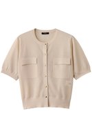 【アルアバイル/allureville】のスパークシアー半袖カーディガン 人気、トレンドファッション・服の通販 founy(ファニー) ファッション Fashion レディースファッション Fashion for Women トップス・カットソー Cut & Sew Tops ニット Knit Tops & Sweaters カーディガン・羽織り Layered Style Cardigans 2025年 2025 2025-2026秋冬・A/W Autumn/Winter 2025–26 AW25–26 おすすめ Recommended / Our Picks カーディガン Cardigan, Knitwear コンパクト Compact, Small Size シンプル Simple, Minimal フラップ Flap, Flap Pocket ポケット Pocket, Pocket Detail 半袖 Short Sleeve, Half Sleeve A/W・秋冬 Autumn/Winter |ID:prp329100004624118