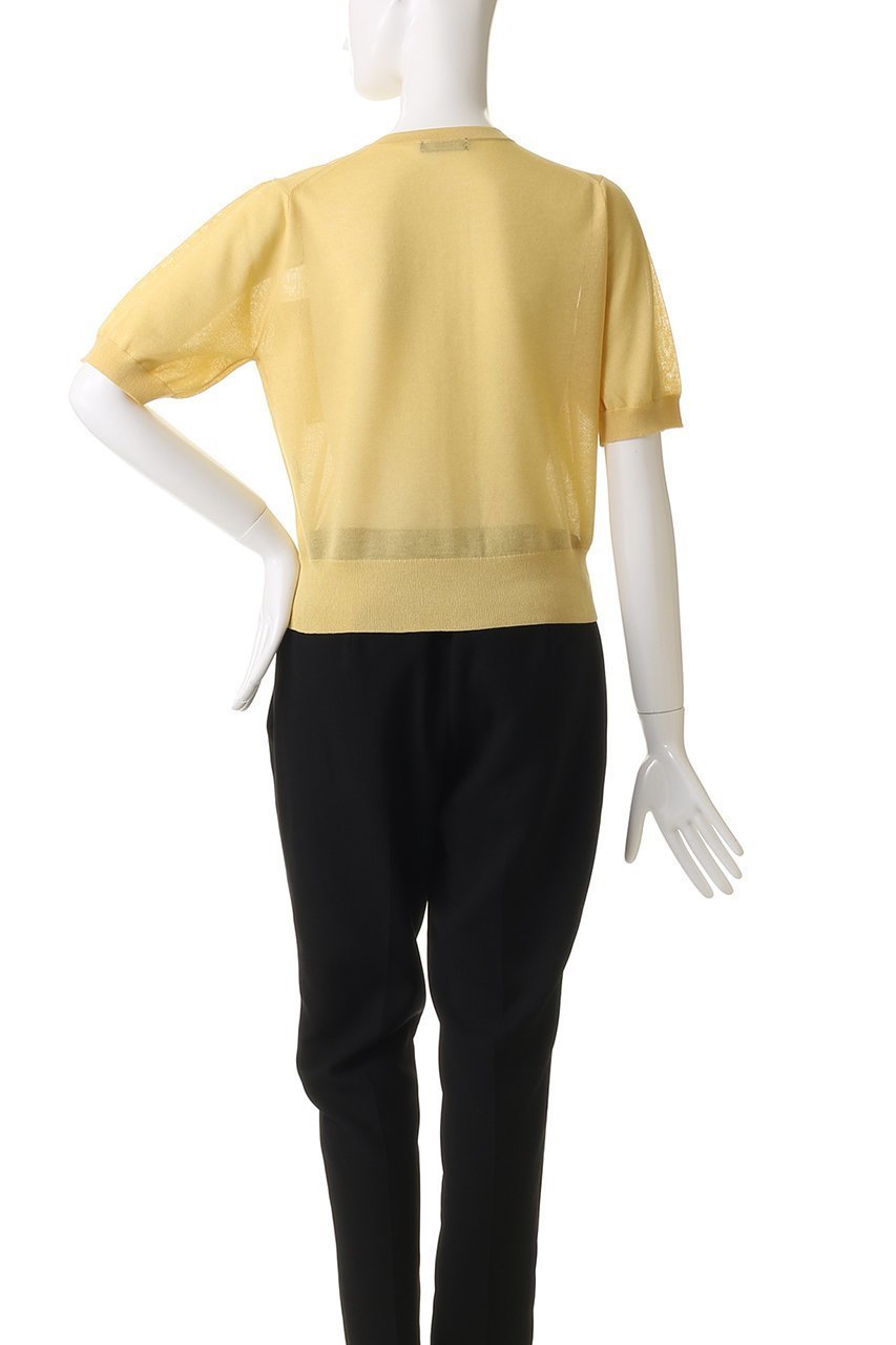 【アルアバイル/allureville】のスパークシアー半袖カーディガン 人気、トレンドファッション・服の通販 founy(ファニー) 　ファッション　Fashion　レディースファッション　Fashion for Women　トップス・カットソー　Cut & Sew Tops　ニット　Knit Tops & Sweaters　カーディガン・羽織り　Layered Style Cardigans　2025年　2025　2025-2026秋冬・A/W　Autumn/Winter 2025–26 AW25–26　おすすめ　Recommended / Our Picks　カーディガン　Cardigan, Knitwear　コンパクト　Compact, Small Size　シンプル　Simple, Minimal　フラップ　Flap, Flap Pocket　ポケット　Pocket, Pocket Detail　半袖　Short Sleeve, Half Sleeve　A/W・秋冬　Autumn/Winter　other-4|ID: prp329100004624118 ipo3291000000033202731
