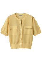 【アルアバイル/allureville】のスパークシアー半袖カーディガン ゴールド|ID: prp329100004624118 ipo3291000000035937709