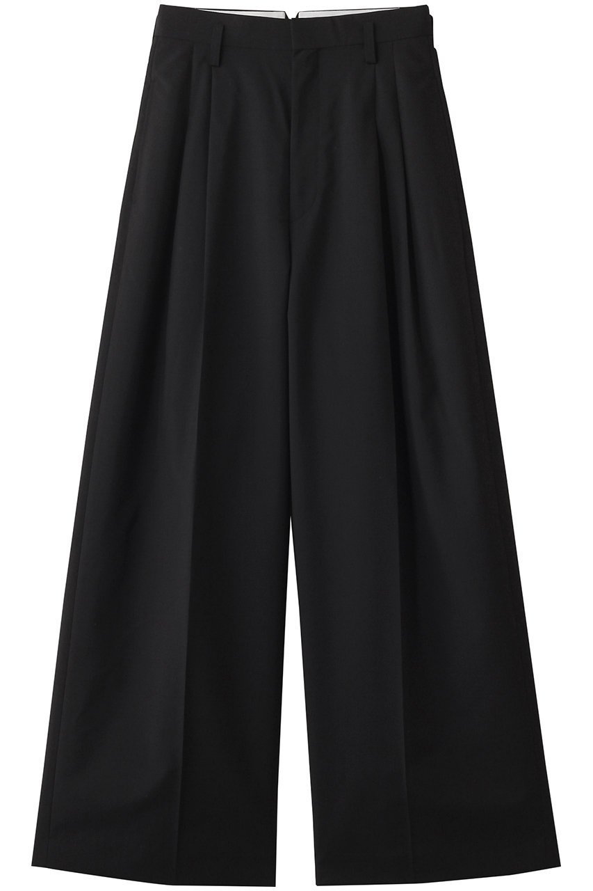 【ブラミンク/BLAMINK】のタックワイドパンツ インテリア・キッズ・メンズ・レディースファッション・服の通販 founy(ファニー) 　ファッション　Fashion　レディースファッション　Fashion for Women　パンツ　Pants & Trousers　おすすめ　Recommended / Our Picks　シンプル　Simple, Minimal　スマート　Smart, Elegant　マニッシュ　Mannish, Boyish　ワイド　Wide, Wide Fit　ブラック|ID: prp329100004624122 ipo3291000000035741442