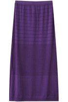 【ブラミンク/BLAMINK】のレースニットロングスカート パープル|ID: prp329100004624132 ipo3291000000035534506