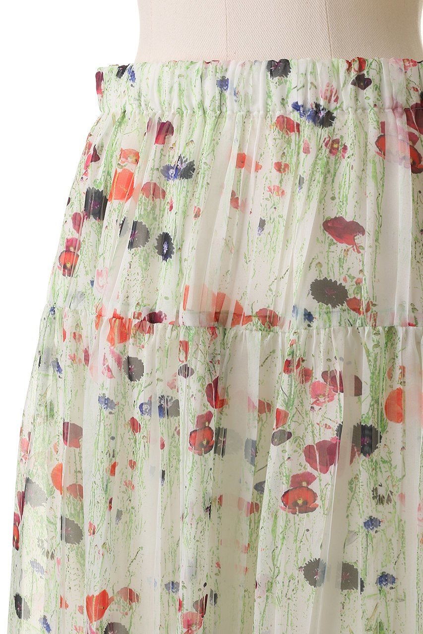 【ブラミンク/BLAMINK】のフラワープリントプリーツスカート 人気、トレンドファッション・服の通販 founy(ファニー) 　ファッション　Fashion　レディースファッション　Fashion for Women　スカート　Skirts　プリーツスカート / 上品フェミニンスタイル　Pleated Skirts　アシンメトリー　Asymmetrical Style　カラフル　Colorful Design　フェミニン　Feminine, Girly　フラワー　Flower, Floral　プリント　Print, Printed Pattern　プリーツ　Pleats, Pleated　エレガント 上品　Elegant　other-5|ID: prp329100004624135 ipo3291000000035741479