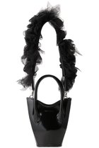 【チカ キサダ/CHIKA KISADA】のチュール ストラップ レザー ミニバッグ ブラック|ID: prp329100004624608 ipo3291000000036047200