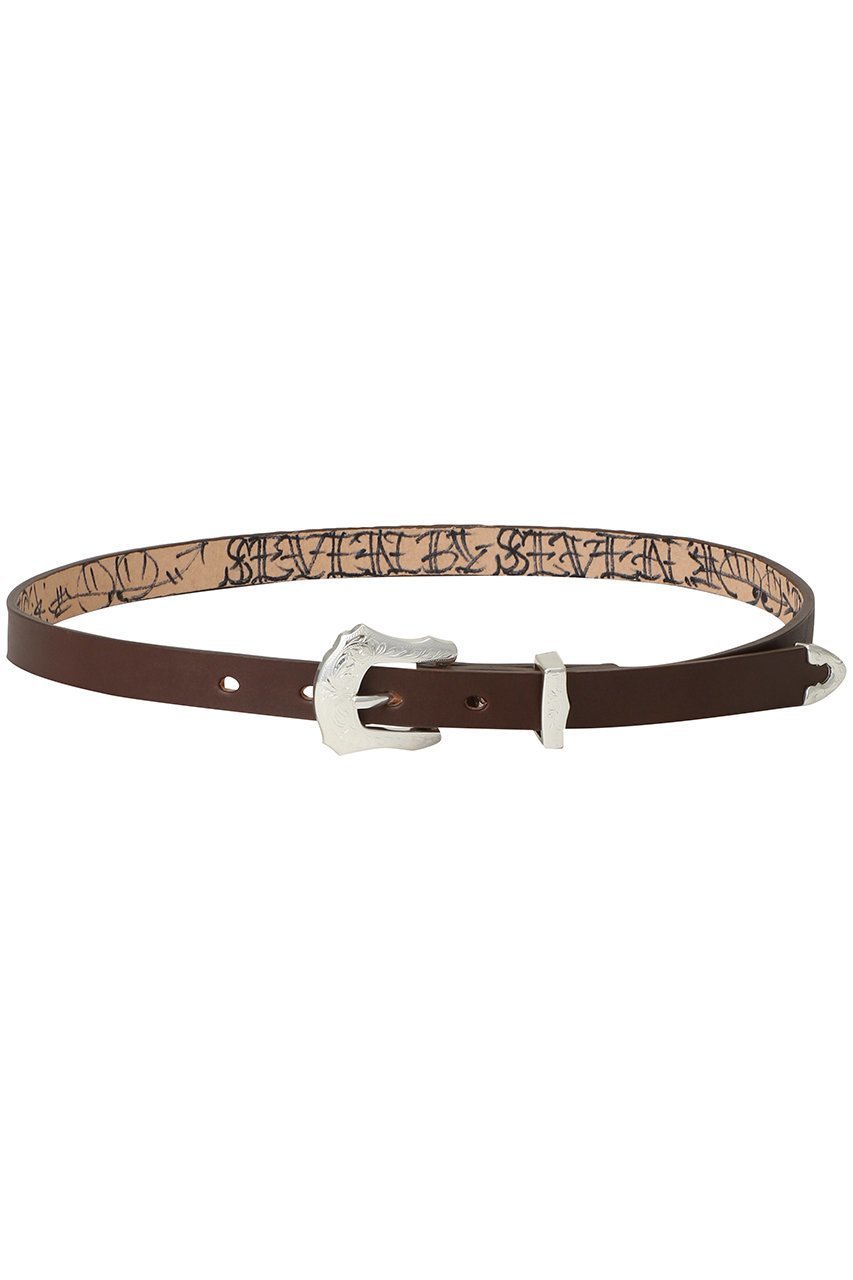 【セブン バイ セブン/SEVEN BY SEVEN / MEN】の【MEN】【SEVEN BY SEVEN/Rooster King&Co.,】ナロー ウェスタン ベルト インテリア・キッズ・メンズ・レディースファッション・服の通販 founy(ファニー) 　ファッション　Fashion　メンズファッション　Fashion for Men　ウエスタン　Western Style　シルバー　Silver, Metallic Silver　ブラウン|ID: prp329100004624625 ipo3291000000035903030