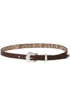 【セブン バイ セブン/SEVEN BY SEVEN / MEN】の【MEN】【SEVEN BY SEVEN/Rooster King&Co.,】ナロー ウェスタン ベルト ブラウン|ID: prp329100004624625 ipo3291000000036084426