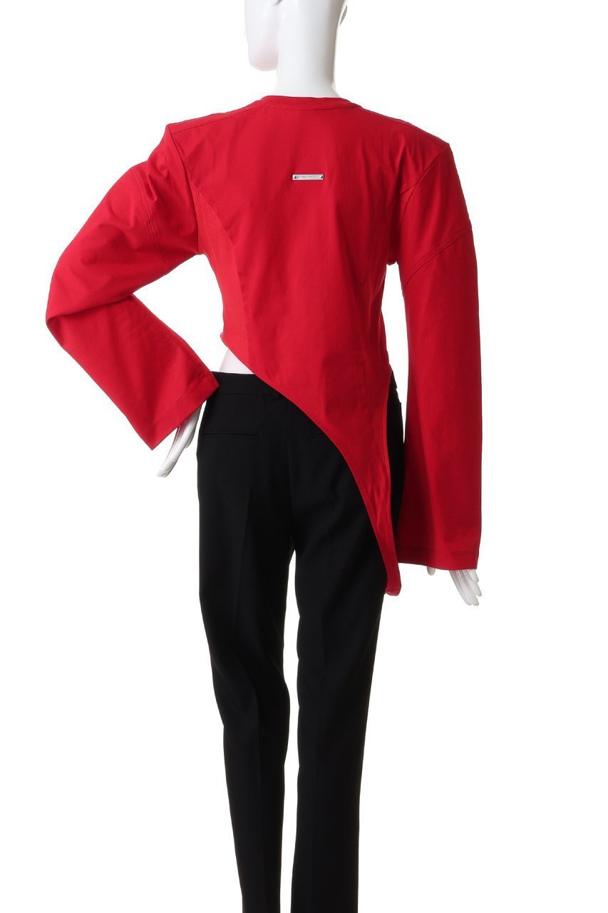 【プランク プロジェクト/PRANK PROJECT】のイレギュラーヘムトップ / Irregular Hem Top 人気、トレンドファッション・服の通販 founy(ファニー) 　ファッション　Fashion　レディースファッション　Fashion for Women　トップス・カットソー　Cut & Sew Tops　シャツ・ブラウス・オフィスカジュアル　Elegant Blouses & Button-Ups　ロングTシャツ・Tシャツ　Longline T-Shirts & Tees　カットソー・ベーシックTシャツ　Cut-and-Sewn Tops / Stretch Tees & Basics　カットソー　Cut and Sewn Top　ショルダー　Shoulder, Shoulder Strap　ショート　Short, Short Length　スリーブ　Sleeve, Long Sleeve / Short Sleeve　ラップ　Wrap, Wrap Design　ロング　Long, Long-Length　other-6|ID: prp329100004624634 ipo3291000000033927549